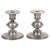 Silver Scandinavian Modern Pewter Candlesticks by Edvin Ollers, 1971, Set of 2 For Sale - Image 8 of 8