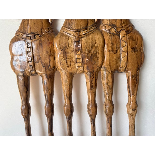 Frederic Weinberg - Style 'Three Etruscan Horses' Wall Sculpture For Sale In Miami - Image 6 of 9