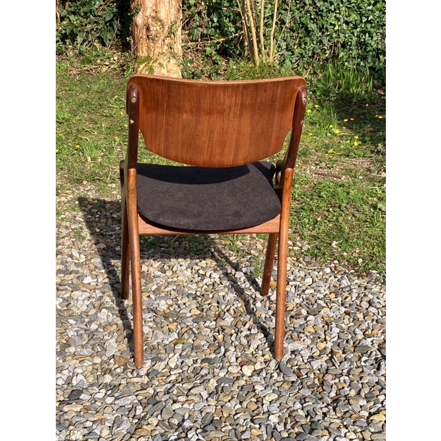 Wood Chairs by Arne Hovmand Olsen for Mogens Kold, 1960s, Set of 4 For Sale - Image 7 of 18