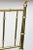 Vintage Italian Chiavari Faux Bamboo Brass and Upholstered Side Chair Restored MCM For Sale - Image 10 of 10
