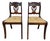 Vintage Associated Factories Duncan Phyfe Regency Style Mahogany Dining Chairs For Sale