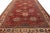 Persian 1900s Red Antique Sultanabad Handmade Persian Wool Rug With Allover Motif For Sale - Image 3 of 11