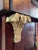 Italian Empire Mahogany and Parcel Gilt Console with Mirror and Carrara Marble Top For Sale - Image 9 of 18