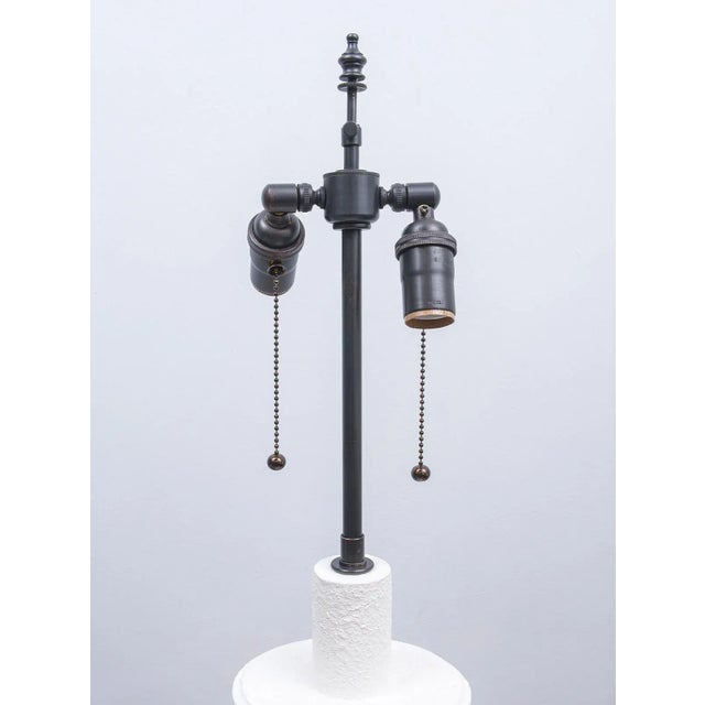 Mid-Century Modern Bespoke Plaster Luc Lamps - a Pair For Sale - Image 3 of 10
