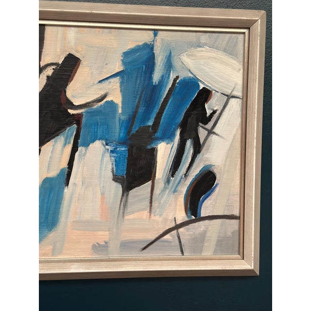 Sven H. Engberg, Abstract Composition, 1950s, Oil on Panel, Framed For Sale - Image 13 of 18