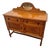 Early 20th Century English Jacobean Revival Carved Oak Buffet, Credenza Barley Twist Legs, Mirror For Sale
