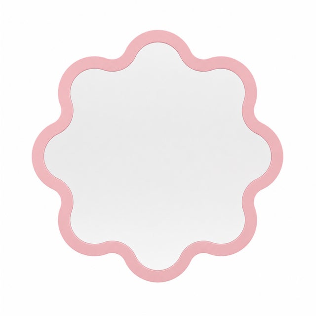 Modern Bathroom Wall Mirror With Organic Frame – Hvyli Round 70 Medium For Sale - Image 12 of 17