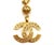 1990s Chanel Vintage Gold Plated Filigree Ball CC Pendant Chain Long Necklace For Sale - Image 5 of 7
