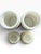 Mid 20th Century Vintage Red & White Ceramic Apothecary Jars, Aspirin & Vitamins, Pair For Sale - Image 5 of 8