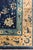 1920s 1920s Blue Navy Floral Medallion Deco Oriental Antique Peking Chinese Rug For Sale - Image 5 of 10