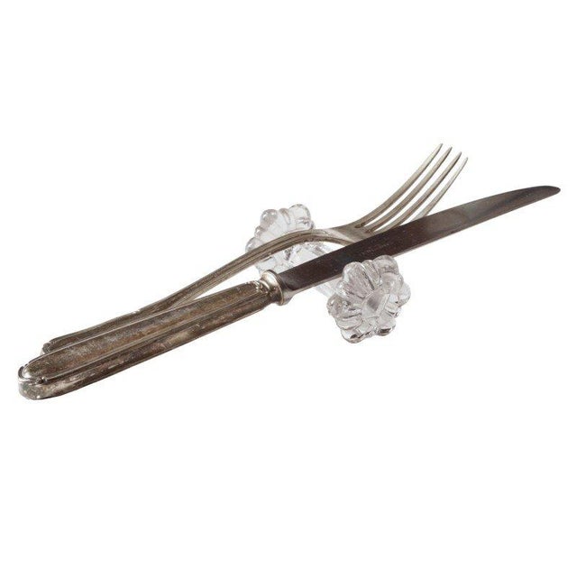 Glass Italian Glass Cutlery Set, 1920s, Set of 6 For Sale - Image 7 of 9