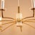 Mid-Century Modern Mid-Century Modern Star-Shaped Chandelier with Brass Arms, 1960s For Sale - Image 3 of 12