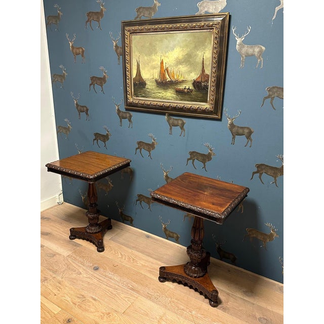 Anglo-Indian Tilt Top Tables, Set of 2 For Sale - Image 13 of 18