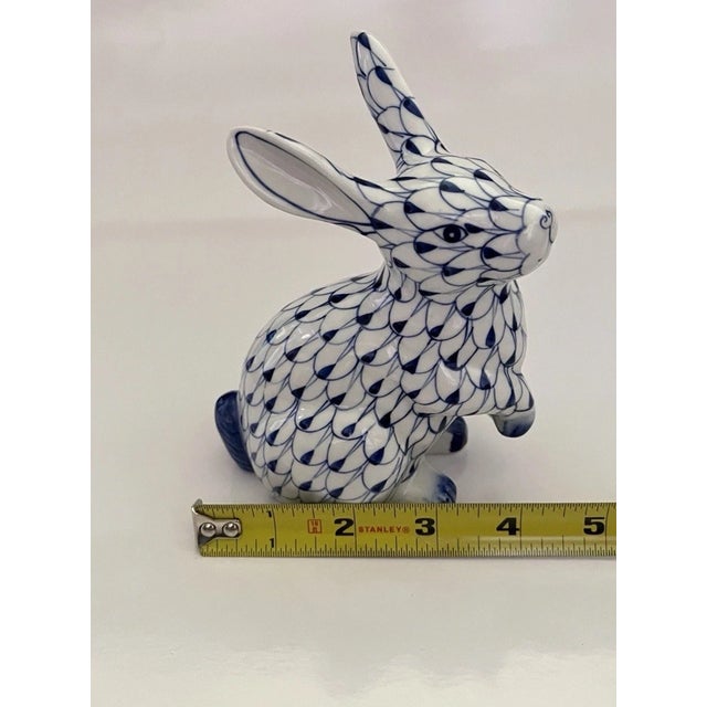 Vintage MCM Andrea by Sadek Porcelain Hand Painted Rabbit Figurine For Sale In Houston - Image 6 of 7