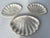 Mid 20th Century Natural Capiz Shell Appetizer Serving Tray Bowls - Set of 3 For Sale - Image 11 of 12