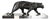 M. Leducq, Art Deco Panther, 1930, Metal on Marble Base For Sale