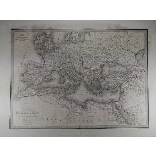 Roman empire l´empire romain. an original 1838 edition of a pierre m lapie map. this lapie map denotes the extent of the...