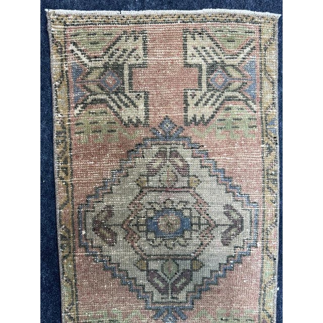 Turkish Yastik Rug 1'7" x 3'3" For Sale - Image 4 of 5