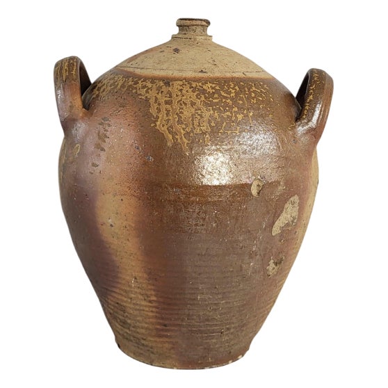 19th Century Puisaye Sandstone Jug, France For Sale