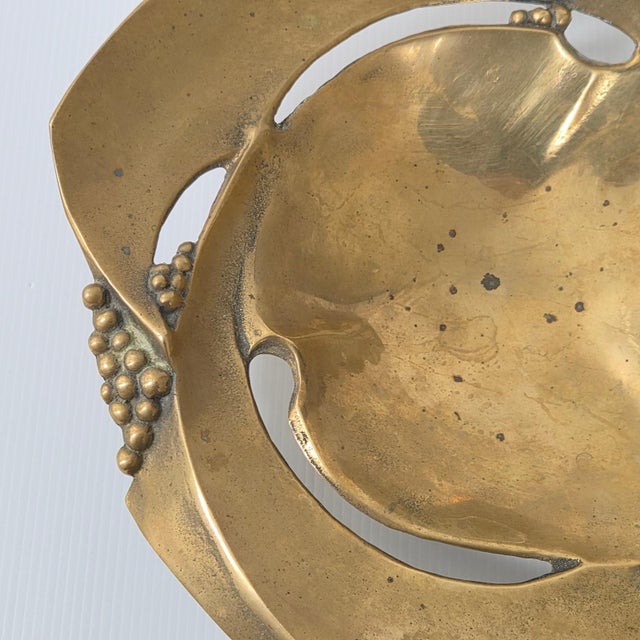 Vintage Gilt Bronze Fruit Bowl, 1970s For Sale - Image 9 of 12