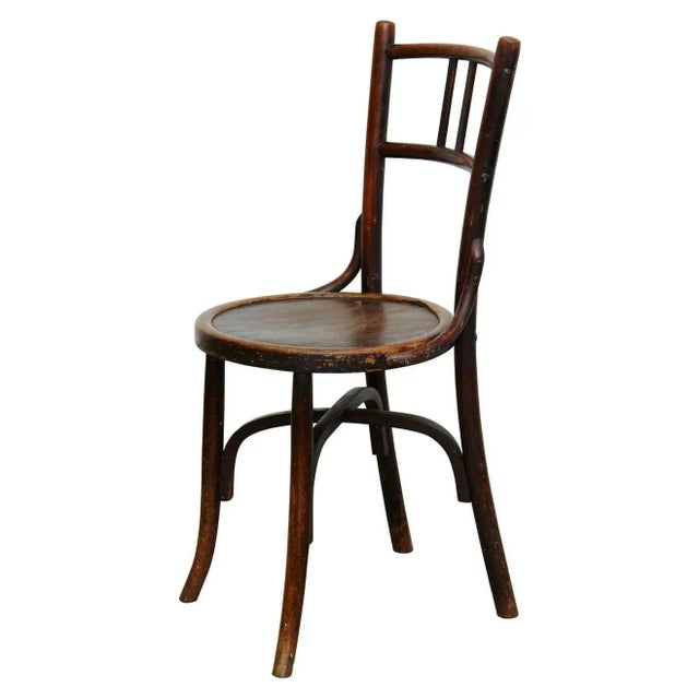 Wood Chair in the Style of Thornet For Sale - Image 13 of 14