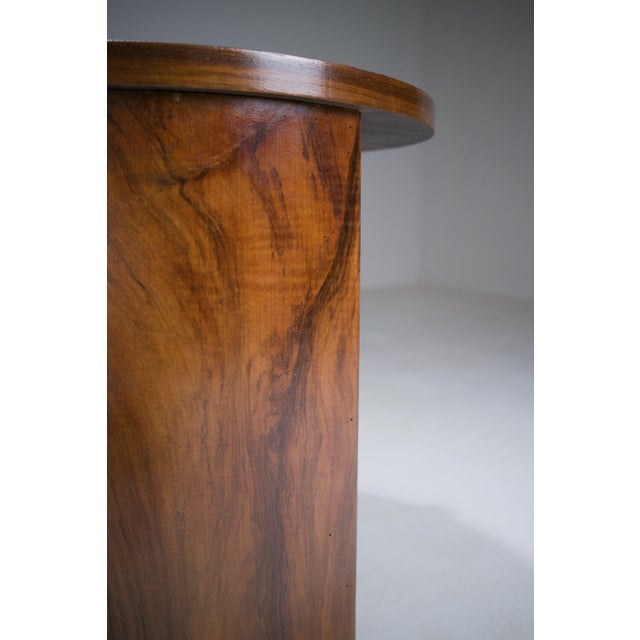 Modern Walnut Veneer and Ebonised Wood Side Table, 1920s For Sale - Image 16 of 18