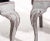 Gray Large Vintage Chairs, Set of 8 For Sale - Image 8 of 14