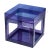 Modern Violet Acrylic Side Table For Sale - Image 6 of 6