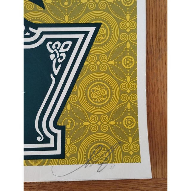 Shepard Fairey (Obey Giant), Peace Tree Yellow, 2007, Screenprint For Sale - Image 5 of 9