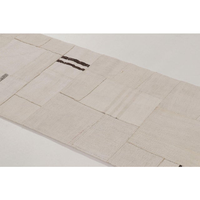 Rug & Kilim Vintage Turkish Patchwork Kilim Runner With Geometric Design - Rug & Kilim For Sale - Image 4 of 9