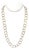 14 Yellow Gold Open Circle Link Necklace, 15" Drop For Sale