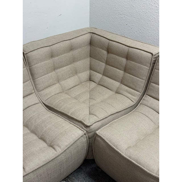Jacques Deneef for Ethnicraft N701 Modular Sectional, Set of Three For Sale - Image 11 of 12