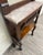 Brown Antique Victorian Eastlake Hall or Entry Pier Mirror With Tennessee Red Marble For Sale - Image 8 of 14