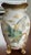 Limoges, France Late 19th Century M. Redon Limoges Gold Green Parrot Vase For Sale - Image 4 of 6