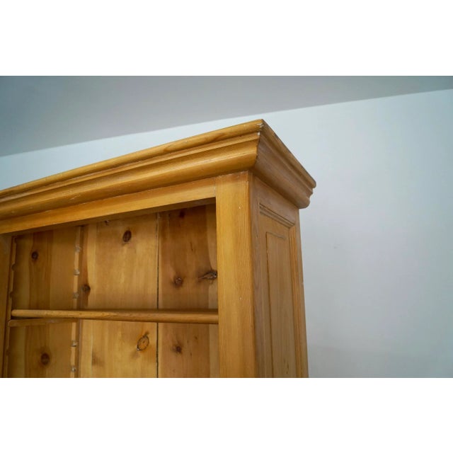 Rustic Knotty Pine Double Bookshelf Chairish