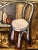 Late 20th Century Vitaly Dlugy White Chair, 1989 Oil on Canvas For Sale - Image 5 of 13