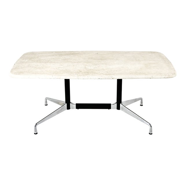 Marble Dining Table by Charles and Ray Eames for Herman Miller, 1970s For Sale