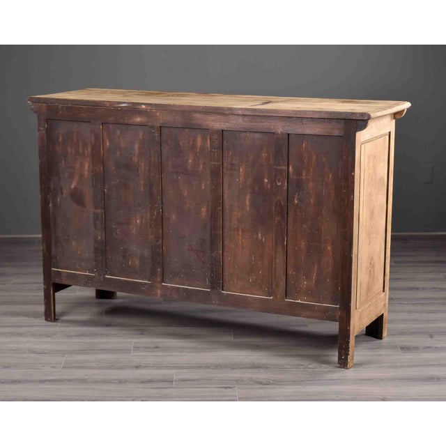 Wood Carved Oak French Art Deco Sideboard, Circa 1930s For Sale - Image 7 of 13