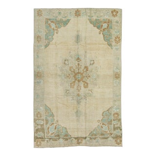Turkish Vintage Rug 4'6" x 7' #21299 For Sale