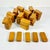 Folk Art 1980s Vintage Arts & Crafts Folk Art Hand Carved Oak Jumbo Dominos Double-Nine Set - 55 Pieces For Sale - Image 3 of 14