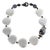 Angela Caputi Pearlized Silver Resin Necklace For Sale