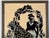 Wood Vintage Smith Frederick Courting Silhouette Foil Pictures Collection - Set of 3 For Sale - Image 7 of 10