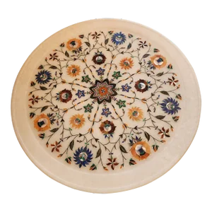 Stone Inlay Tray Pietra Dura