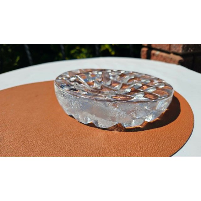 Handmade Ice Glass Bowl from Magnor, Norway, 1970s For Sale - Image 3 of 10