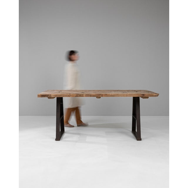 Early 20th Century French Industrial Table For Sale - Image 10 of 18