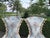 1970 Louis XVI White Beech Turquoise Lounge Chairs-Pair For Sale - Image 6 of 12