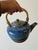 Michael Andersen Danish Ceramic Kettle Teapot, Mid-Century Blue Glaze, Bornholm Denmark 1960s For Sale - Image 9 of 9