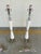 Currey & Company Currey & Co Modern White Marble & Glass Lamps - Pair. For Sale - Image 4 of 5