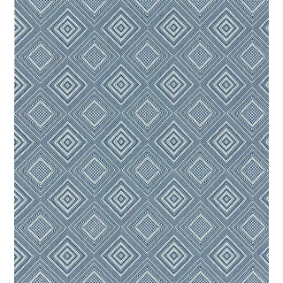 The House of Scalamandré Antigua Weave Fabric, Indigo For Sale