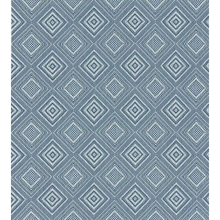 The House of Scalamandré Antigua Weave Fabric, Indigo For Sale